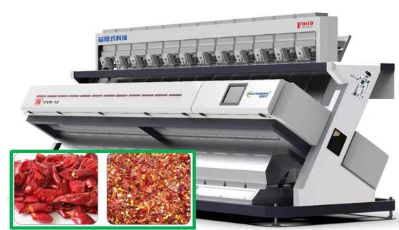 qualità  8.3Kw Chili Color Sorter Machine High Output Precise Removal 220V fabbrica