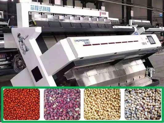qualità  8 Chutes Red Beans / Soybean Color Sorter Accurate Recognition 6.0Kw fabbrica