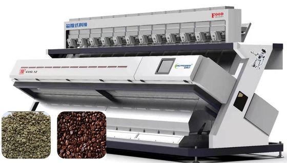 qualità  768 Channels Coffee Bean Color Sorter Machine With Altera Processor / CCD Camera fabbrica